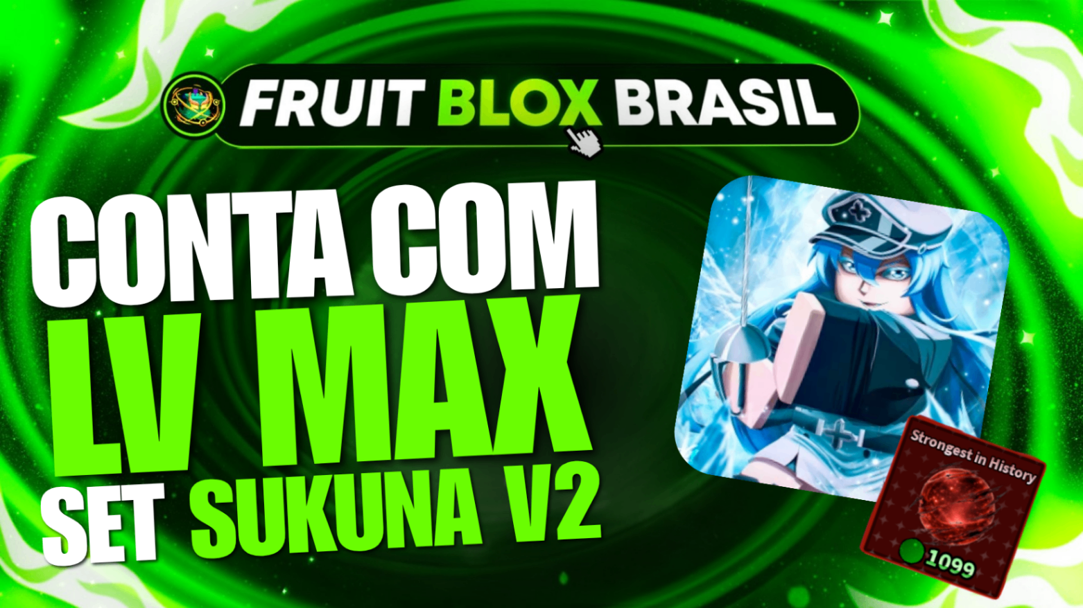 🩸 LEVEL MAX + SET SUKUNA + ITENS EXCLUSIVOS