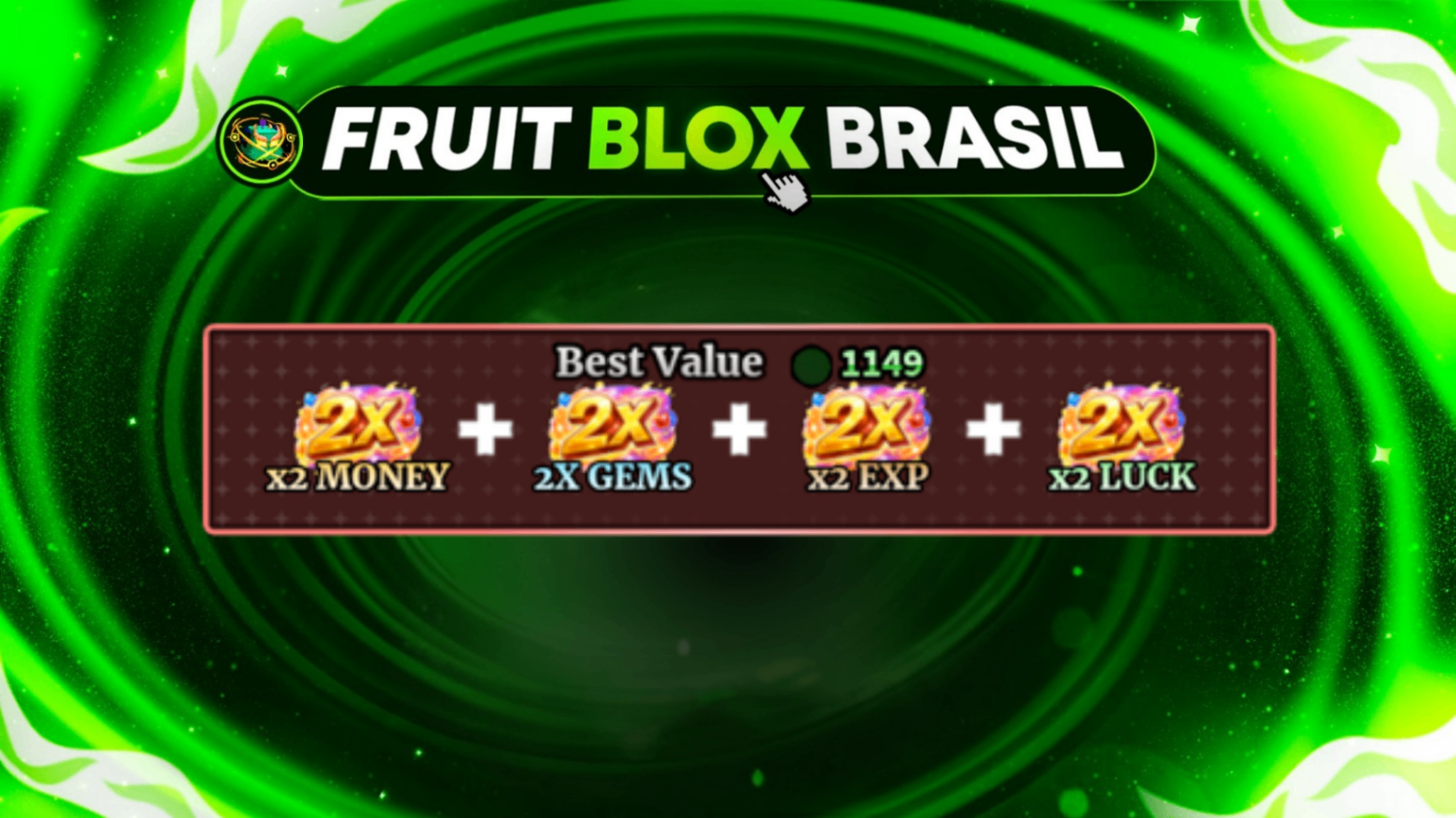 🔥 BEST VALUE + X2 MONEY+ 2X GEMS + X2 EXP + X2 LUCK