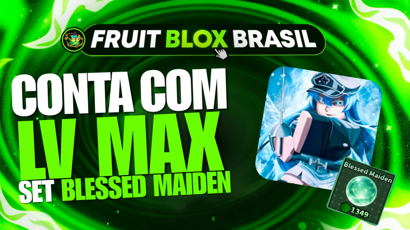 ✨ LEVEL MAX + SET BLESSED MAIDEN + ITENS EXCLUSIVOS