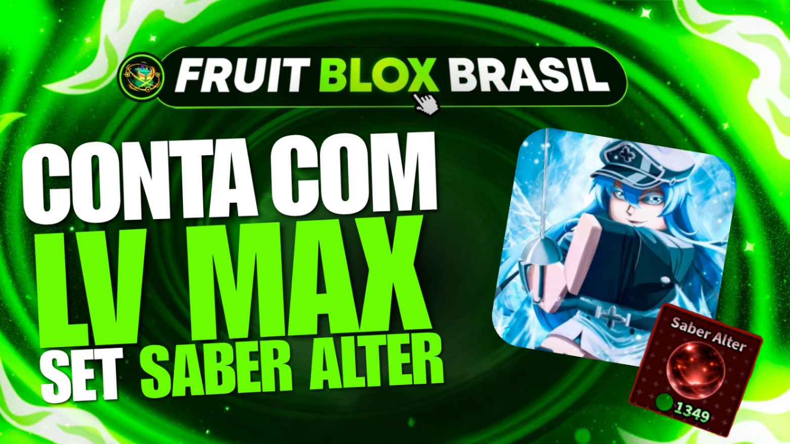🗡️ LEVEL MAX + SET SABER ALTER + ITENS EXCLUSIVOS